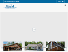 Tablet Screenshot of hilltopconstructionco.com